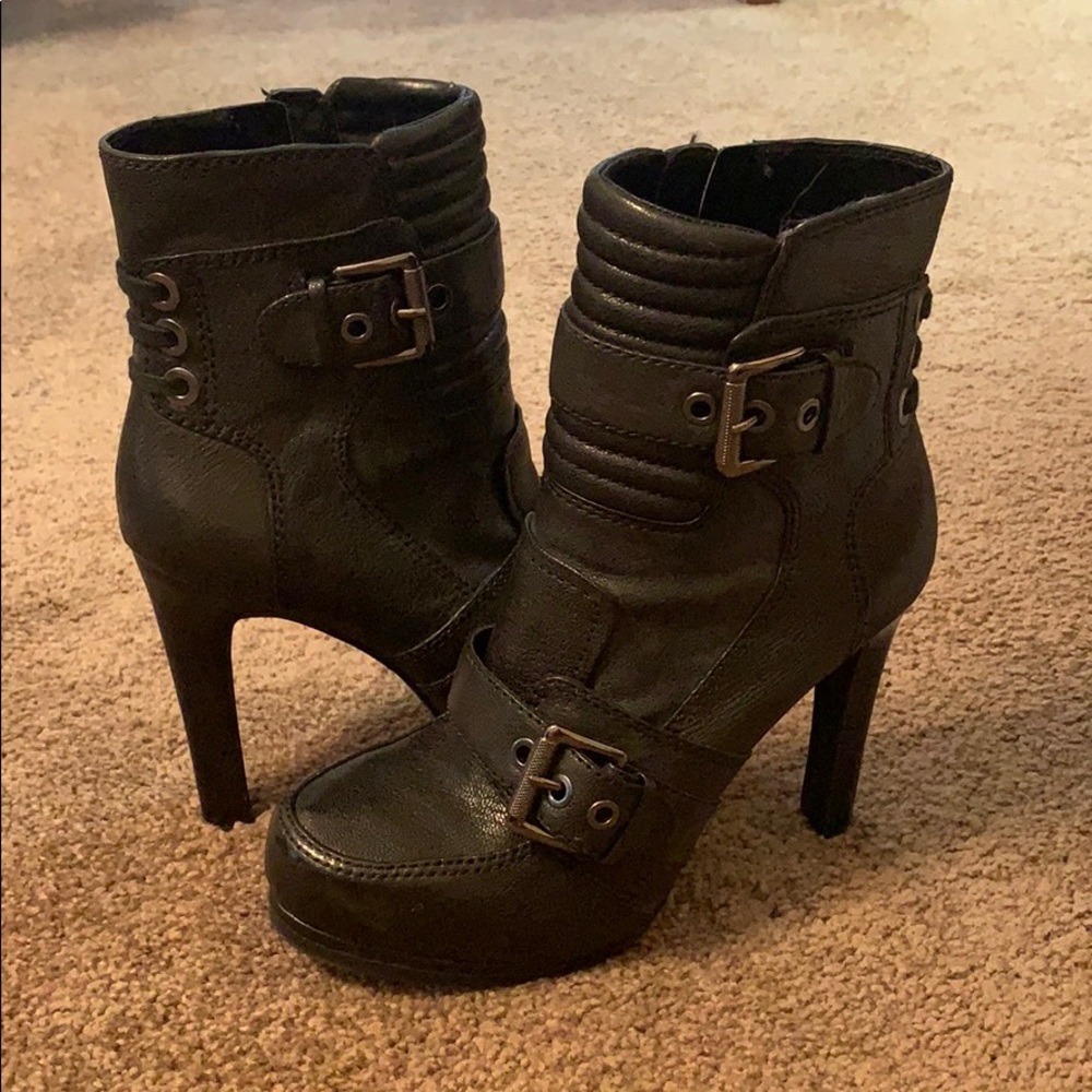 Platform High Heel Boots